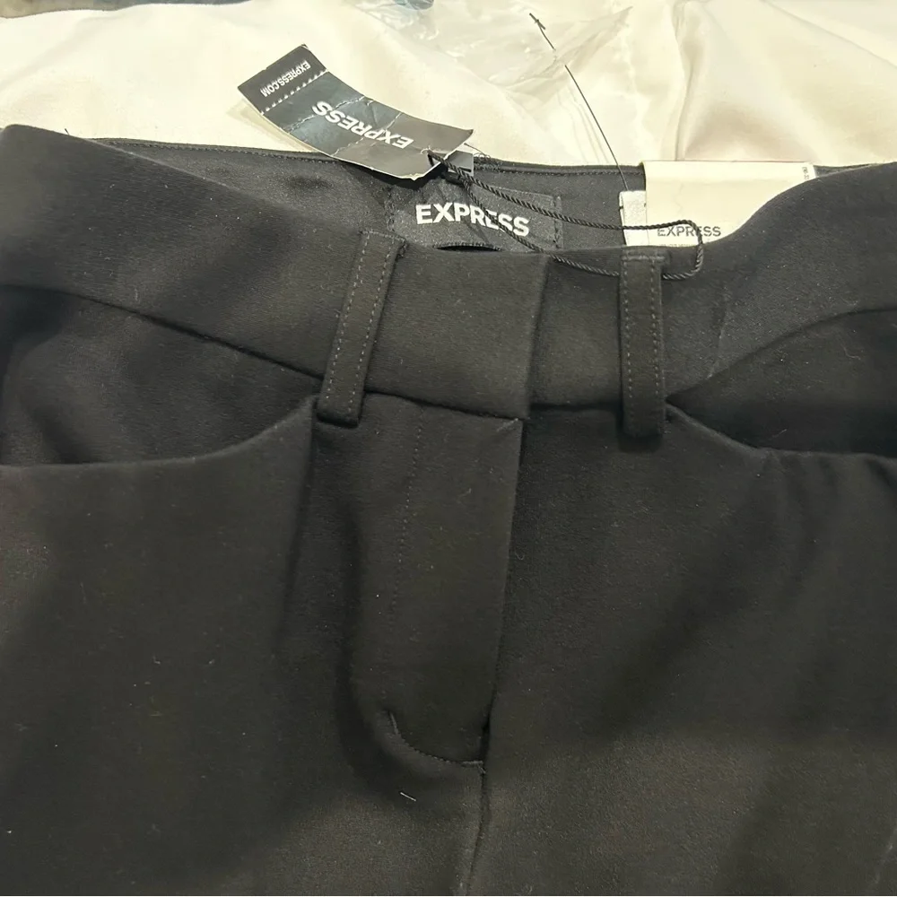 Express women’s Black pants with Red and White Stripes - Picture 5 of 6